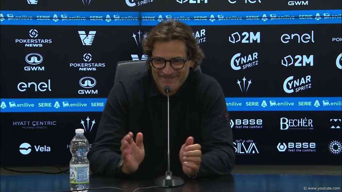 Conferenza stampa di mister Vanoli dopo Venezia - Fiorentina