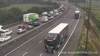 M4 Prince of Wales bridge crash causing miles of traffic - live updates