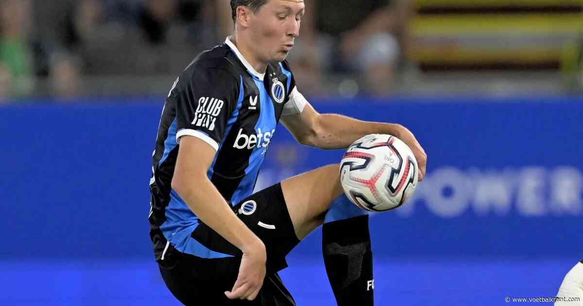 Domper voor Club Brugge: Hans Vanaken voelt de weerslag