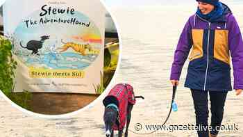 Stockton mum pens children's books in memory of beloved rescue greyhound