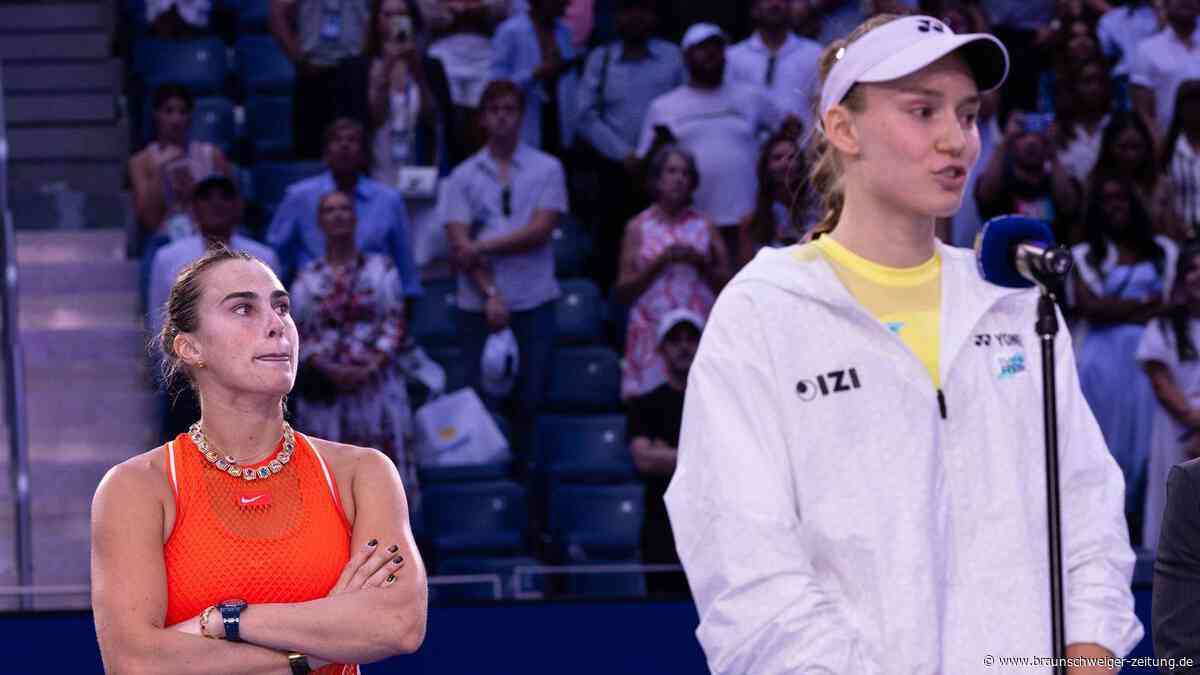 Sieg bei den US Open: Rybakina entthront Tennis-Star Sabalenka