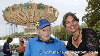 Ältester Gast: 103-Jähriger besucht Freisinger Volksfest – OB begrüßt ihn persönlich