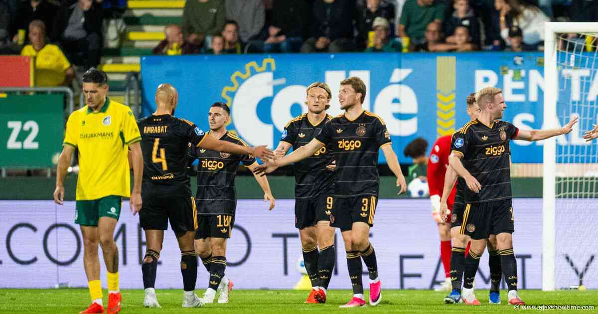 Kranten zien kleur op de wangen terugkeren: 'Ajax oogde niet sexy, maar wel stabiel'
