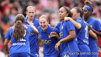 Women's Super League: Chelsea two up at toothless Man Utd
