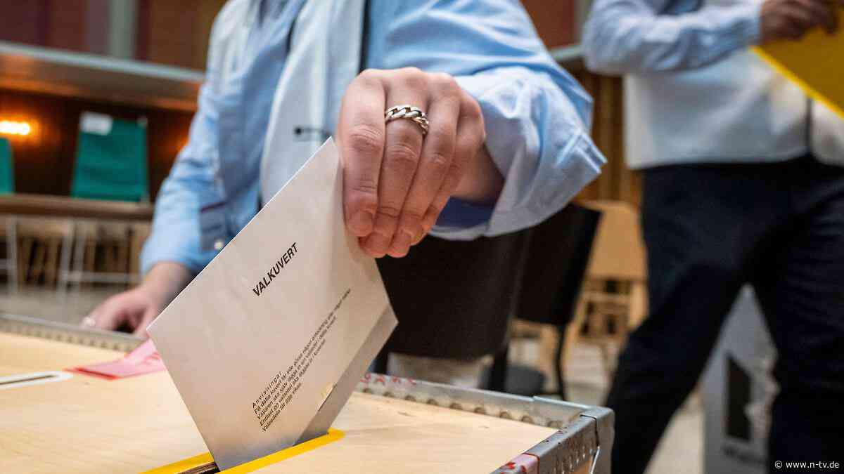 Siegt Rechts oder Mitte-Links?: Enges Rennen bei Richtungswahl in Schweden erwartet