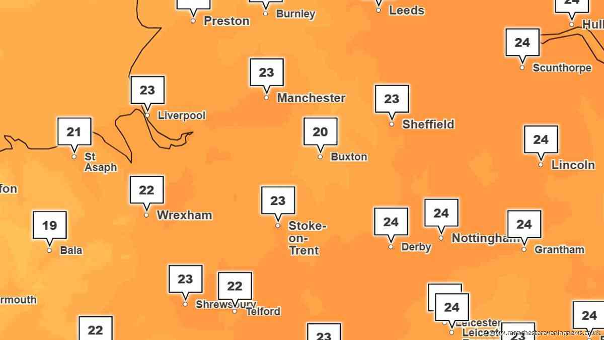 Met Office weather verdict as Greater Manchester temperatures to hit 23C in days