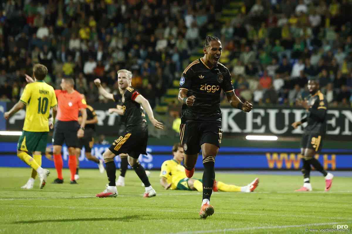 Ajax-aanwinst is meteen van waarde: 'Dat is me nog niet zo vaak gelukt'