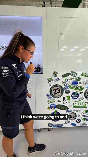 Celebrating nearly 50 years of Williams' legacy with our garage @Atlassian livery takeover.