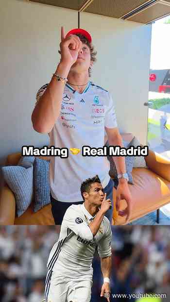 We think George snuck the T-Pose in there 🫷🧐🫸 #MercedesAMGF1 #GeorgeRussell #KimiAntonelli #CR7
