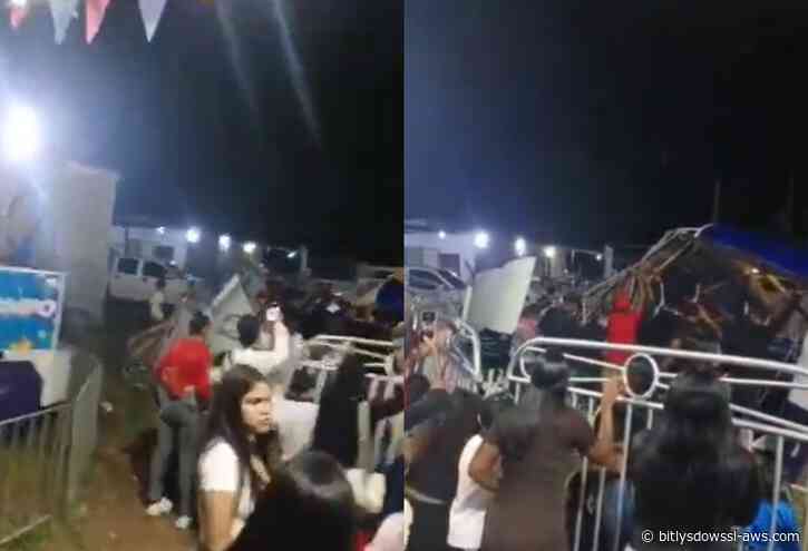 Falla mecánica de una atracción de sillas voladoras dejó al menos siete lesionados en Bolívar