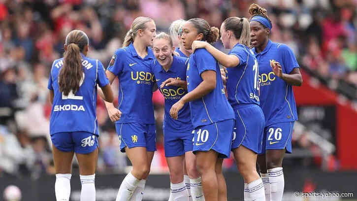 Dominant Chelsea thrash Manchester United for first win