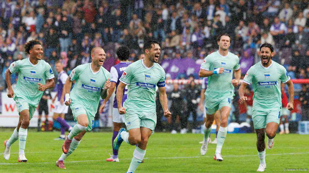 Energie setzt Ausrufezeichen: Einfach unbesiegbar: Hertha BSC haut nächsten Gegner weg