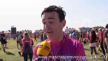 Andy Burnham's Great North Run time and what he said at the finish line