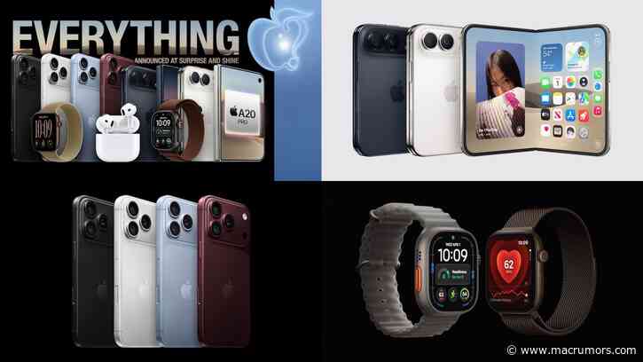Top Stories: Apple Event Recap With iPhone Duo, iPhone 18 Pro, Apple Watch, and AirPods