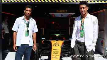 Real Madrid take over the Spanish Grand Prix: Jude Bellingham is joined by his brother Jobe and Trent Alexander-Arnold as Mourinho is collared trackside by Sky reporter