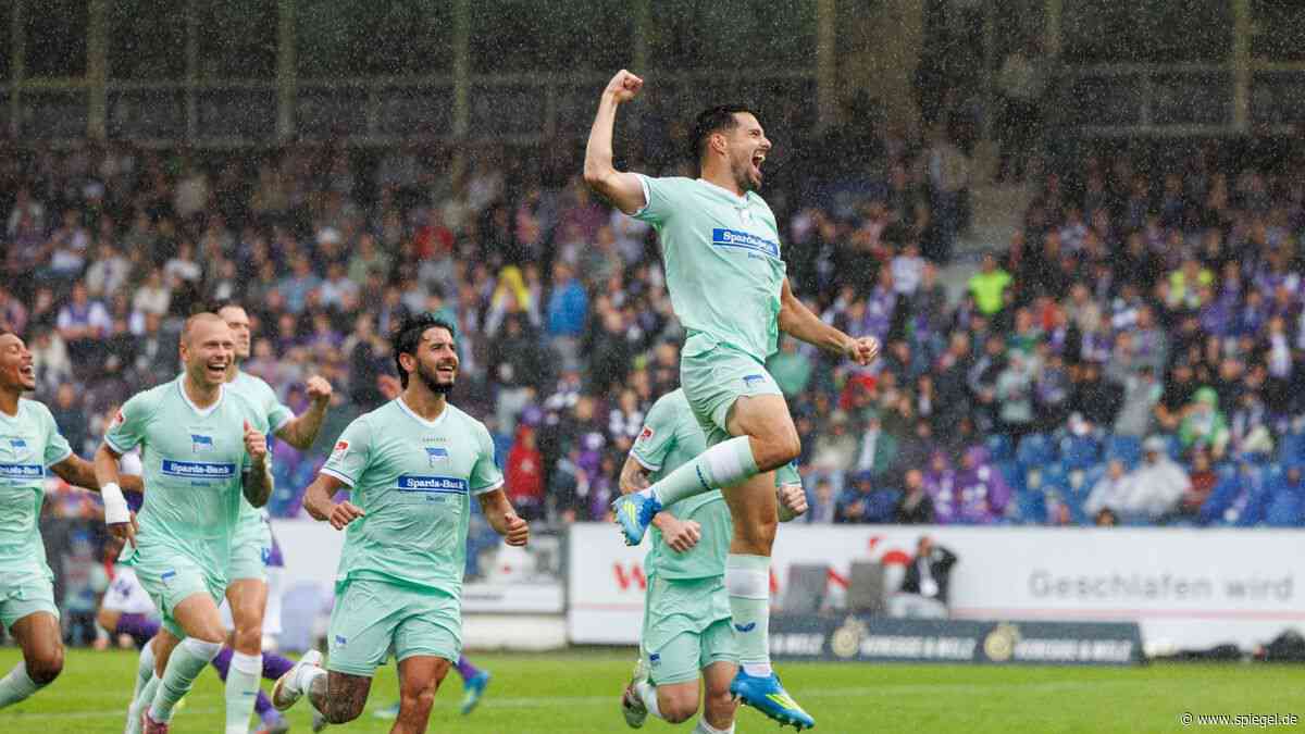 2. Fußball-Bundesliga: Hertha BSC feiert fünften Sieg im fünften Spiel