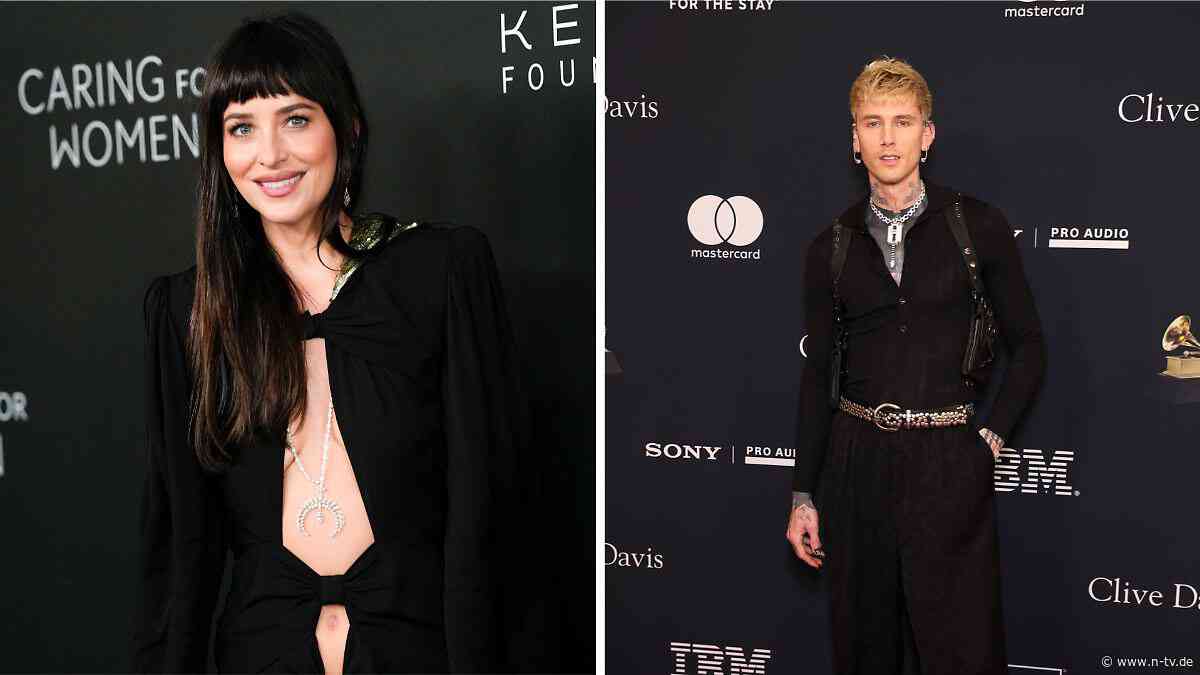 Neues Promi-Paar?: Dakota Johnson und Machine Gun Kelly in New York gesichtet
