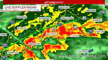 Flash flood warnings issued for parts of Conn. Sunday