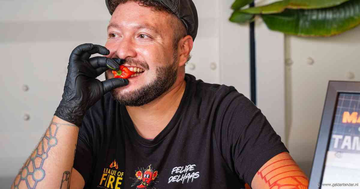 Felipe reist de wereld over als professioneel pepereter: ‘Soms kan ik mijn kaken niet meer bewegen’