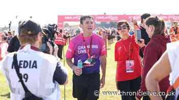 Andy Burnham gives exclusive interview after making history at Great North Run