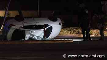 1 dead, 3 children hospitalized after overnight crash in Deerfield Beach, fire rescue says