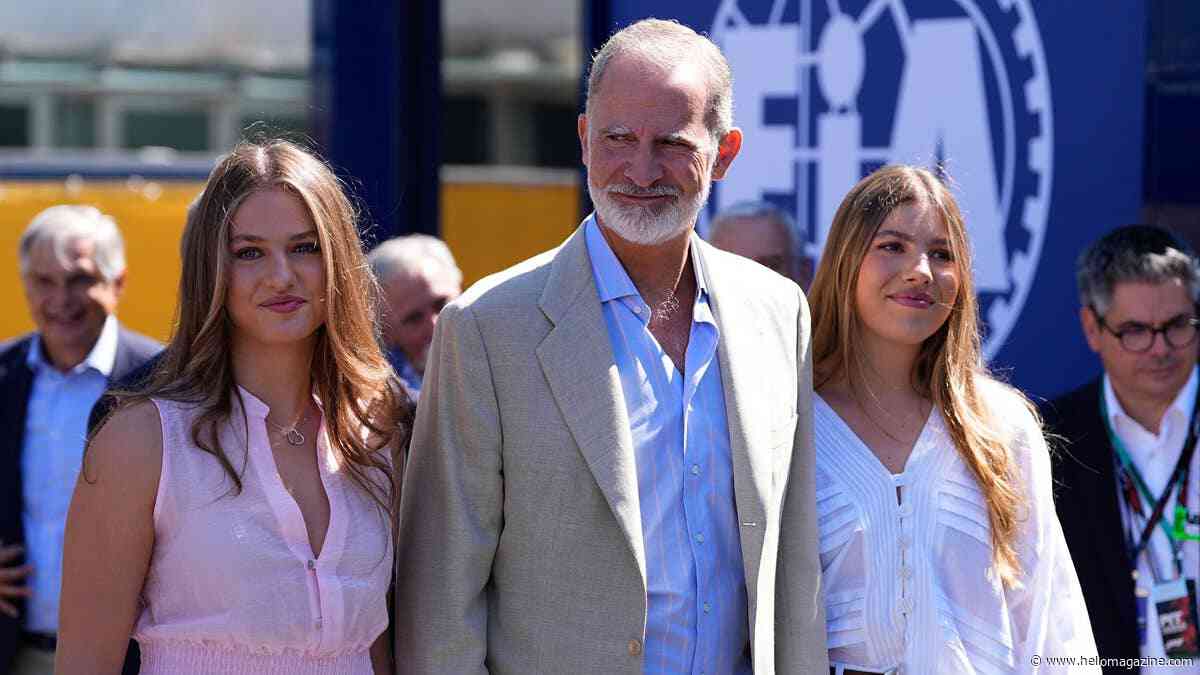 Princess Leonor takes a break from uni for historic F1 outing with Infanta Sofía — but Queen Letizia is missing