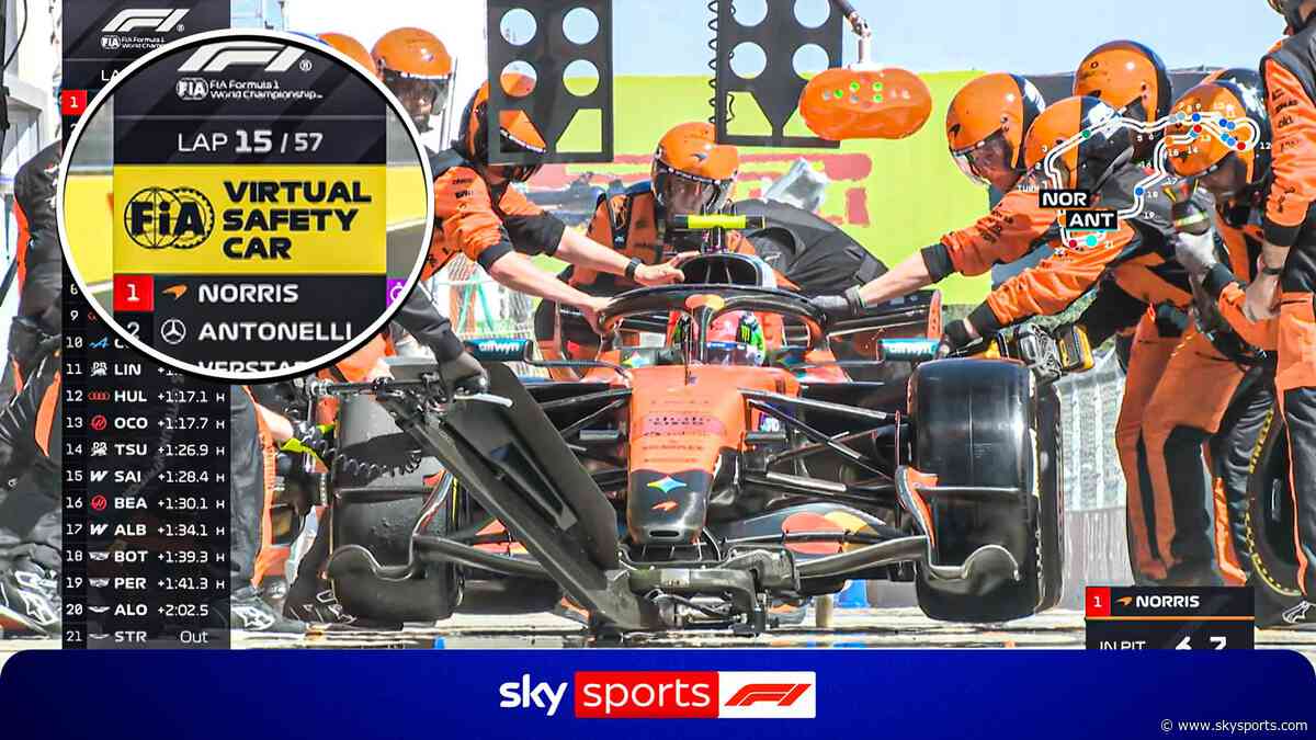 From bad to worse! Norris loses lead after botched pitstop