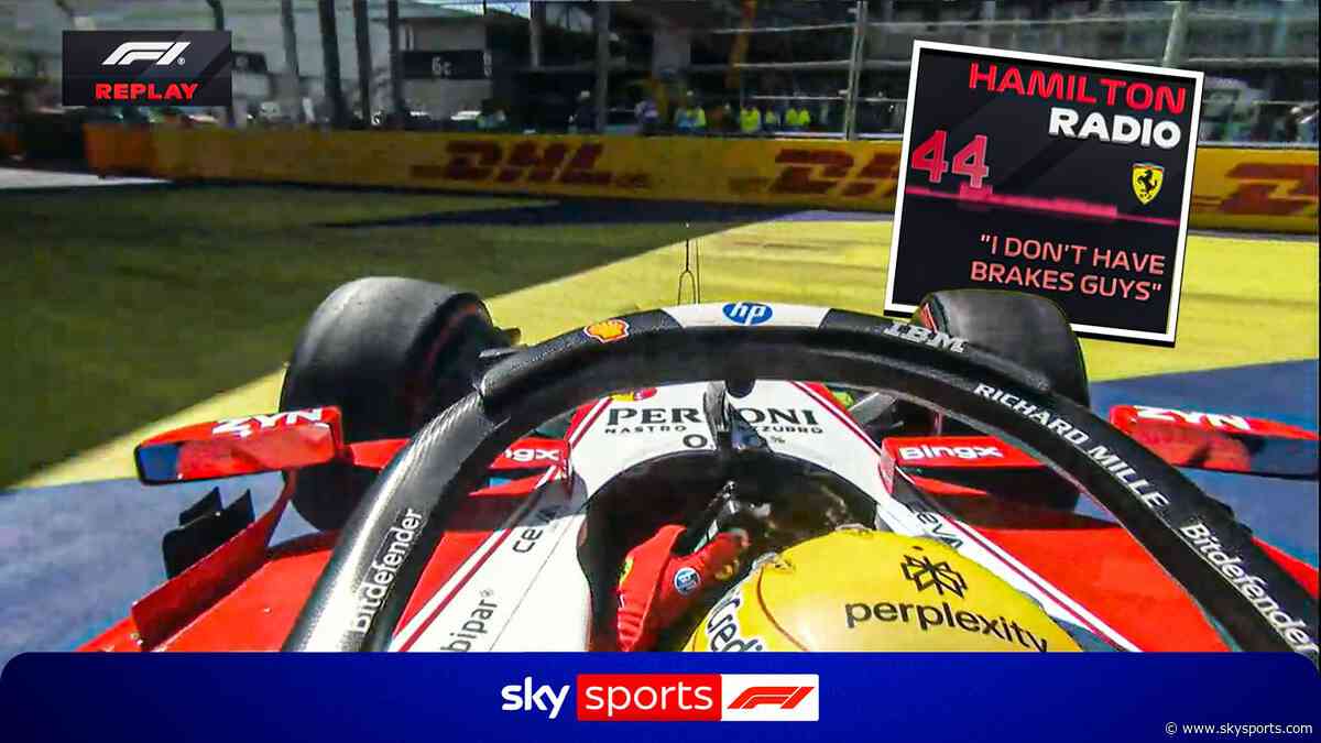 Hamilton forced to retire after brake issue in Madrid