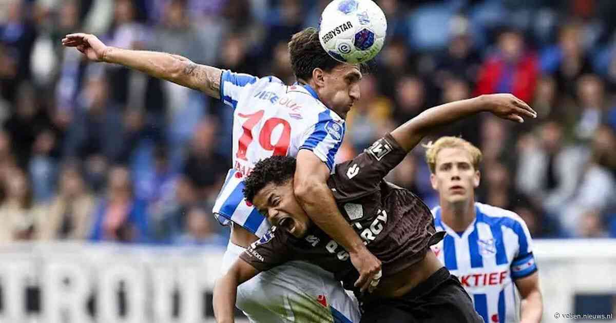 Heerenveen speelt gelijk tegen Telstar; Witte leeuwen neemt punt mee terug naar Velsen