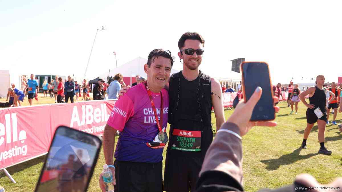 Andy Burnham's Great North Run time revealed as Prime Minister makes history at famous race