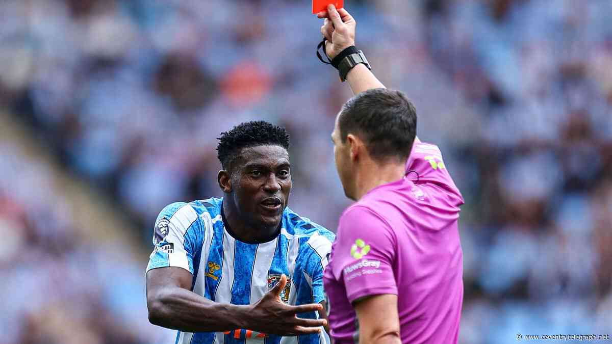 Coventry City player ratings as ten man Sky Blues thumped at home