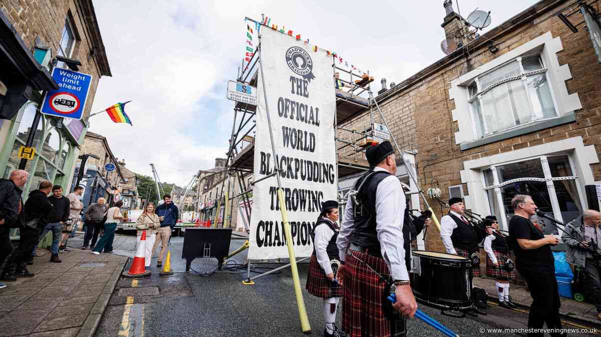 World Black Pudding Throwing Championships returns to Bury as bizarre tradition lives on