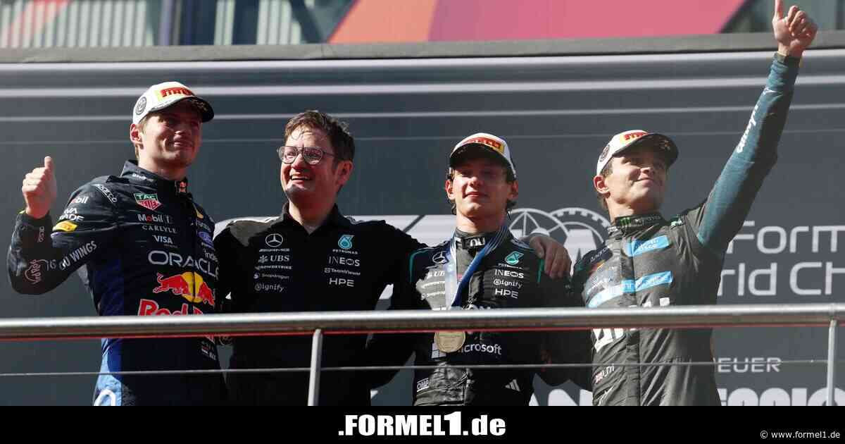 Von Norris und Verstappen: So wurde Antonelli der Madrid-Sieg serviert