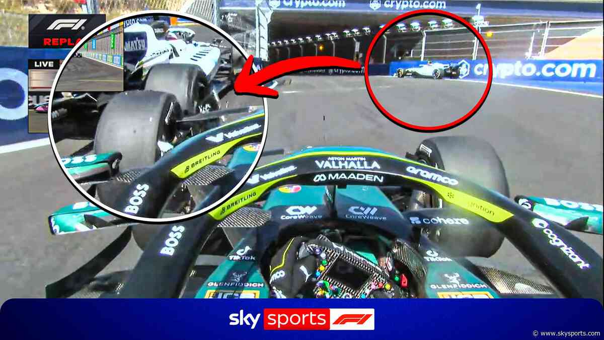 Spaniards collide! Sainz handed five-second penalty for Alonso crash