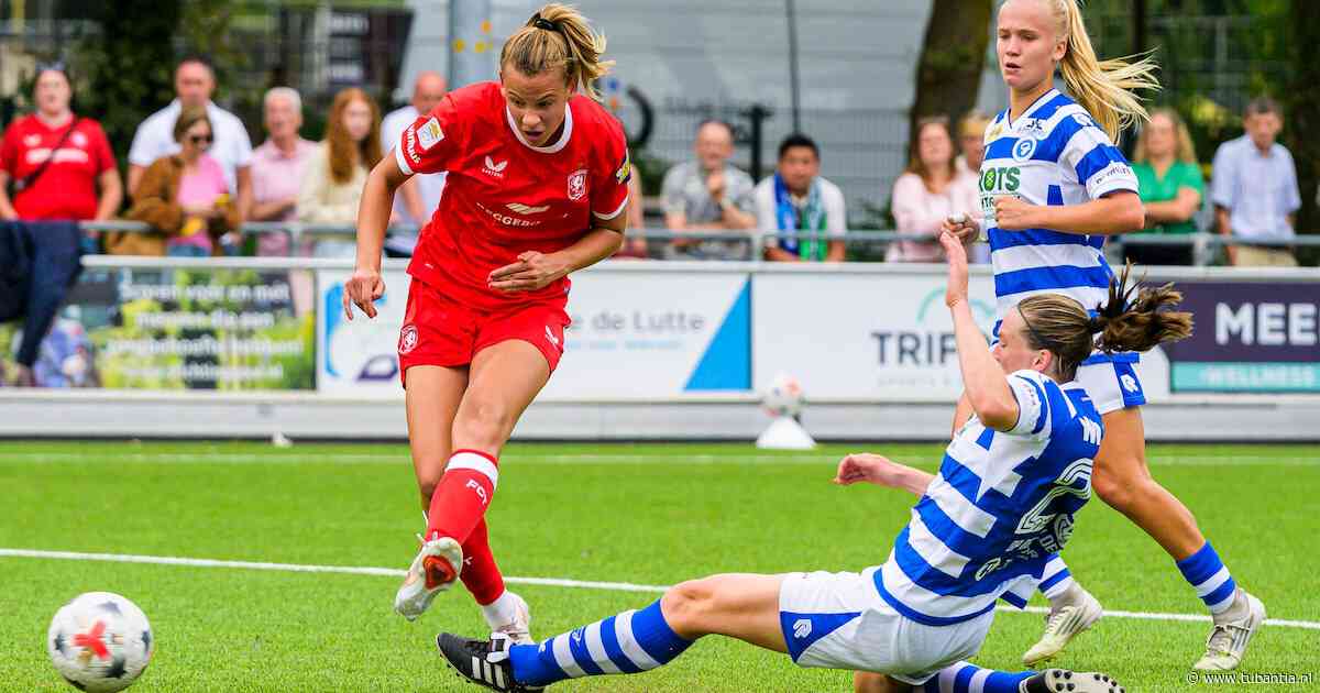 Speelsters van FC Twente weten elkaar steeds beter te vinden op het veld: ‘Dan is voetballen ontzettend leuk’