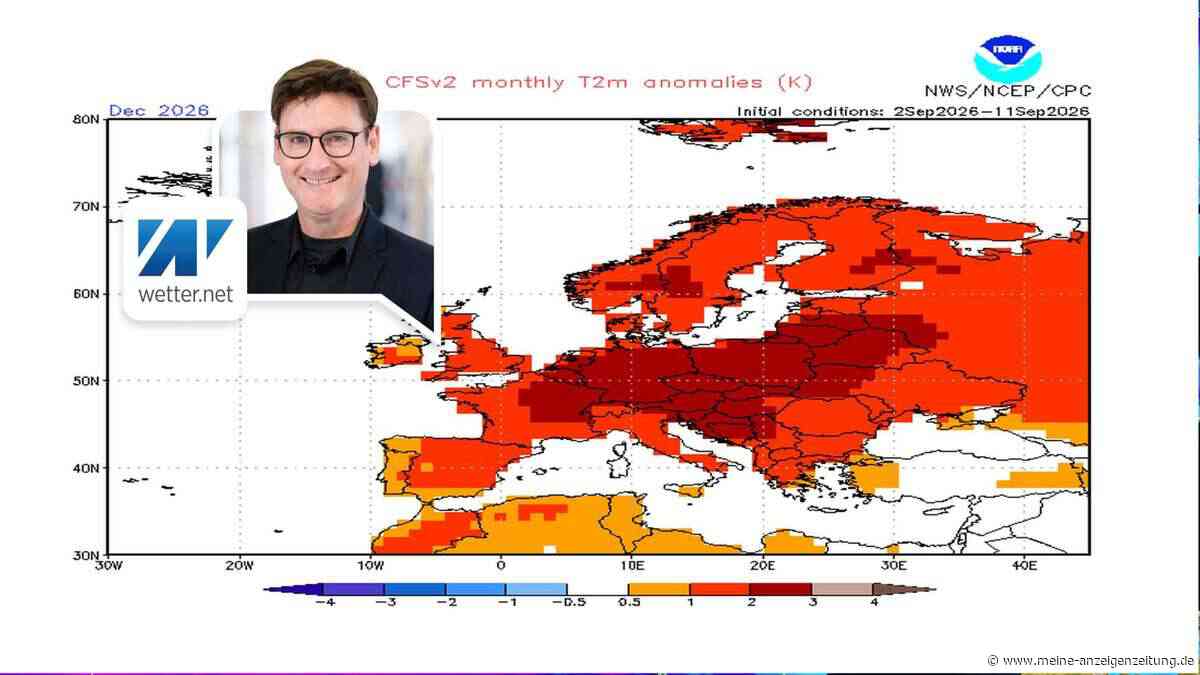 Rekord-Wetter im Winter: Modell zeigt irren Warm-Trend – kommt der wärmste Dezember aller Zeiten?