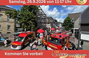 FW-EN: Blaulichttag der Freiwilligen Feuerwehr Herdecke am 26. September