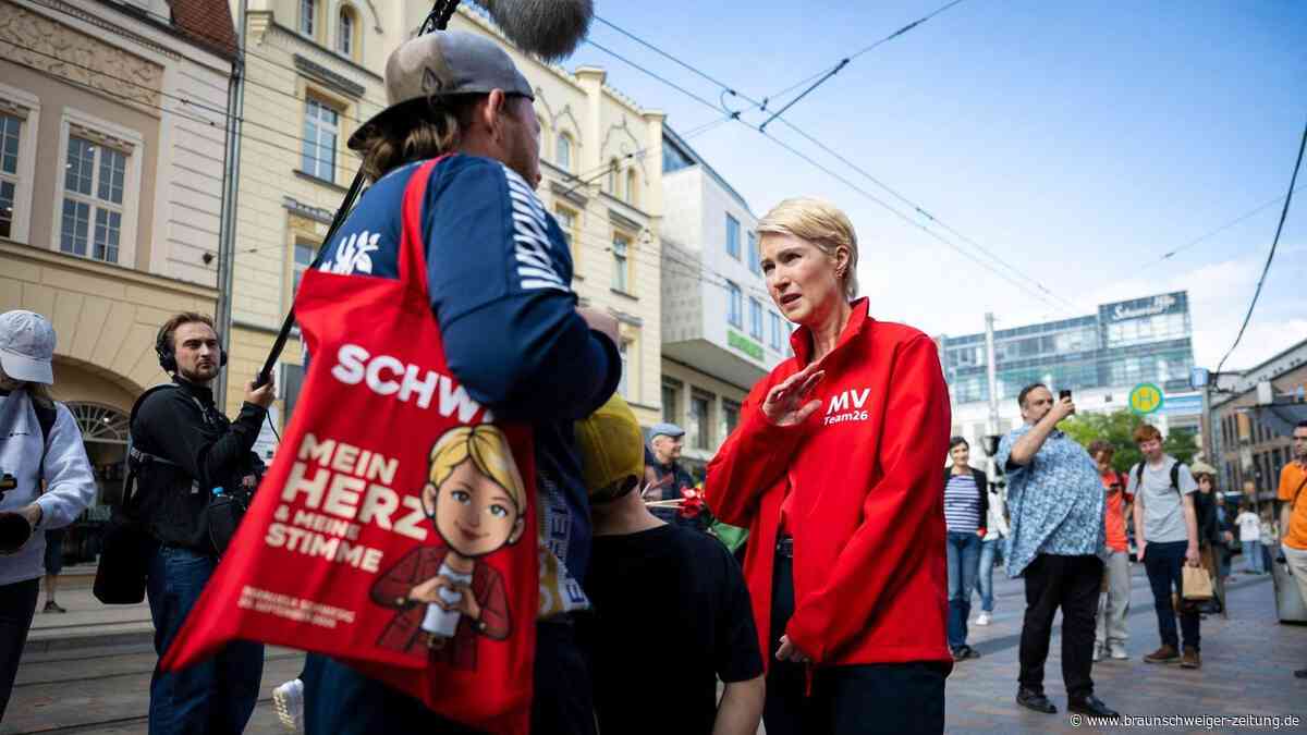 Rote Socken gegen die blaue Welle: Mit Manuela Schwesig im Wahlkampf