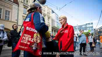Rote Socken gegen die blaue Welle: Mit Manuela Schwesig im Wahlkampf