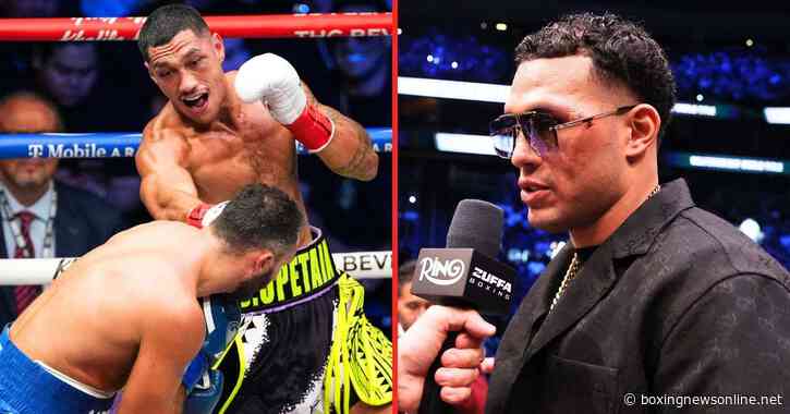 David Benavidez delivers honest verdict on Jai Opetaia’s ability after watching Mikaelian KO