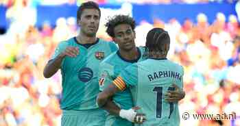 FC Barcelona blijft scoren en winnen: doelsaldo van 26-6 na zes wedstrijden