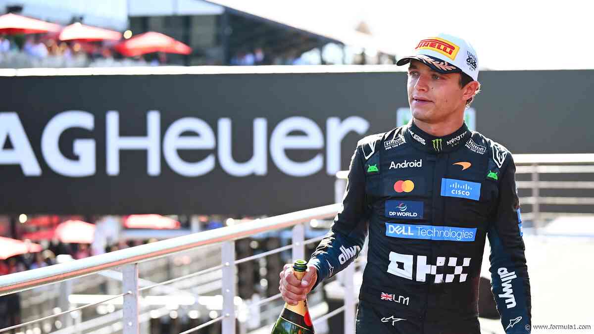 Norris 'believes I deserved' Spanish GP victory