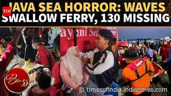 Nightmare At Sea: Six Dead As Ferry Sinks With 243 Aboard Near Indonesia;  130 Missing