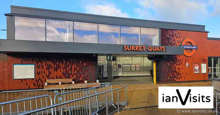 First look inside Surrey Quays station’s new step-free entrance