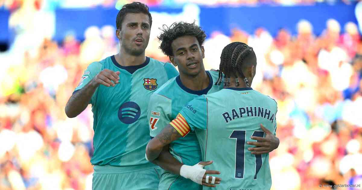 FC Barcelona blijft scoren en winnen: doelsaldo van 26-6 na zes wedstrijden
