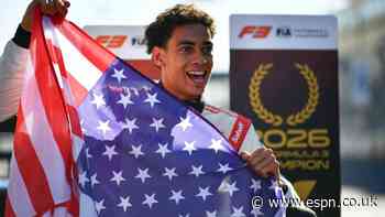 Ugochukwu becomes first American F3 champion