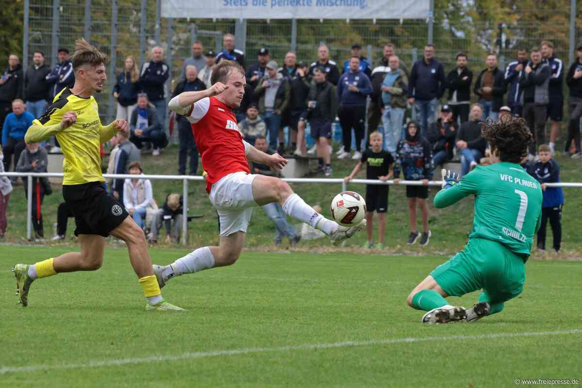 VfB Empor Glauchau gegen VFC Plauen: So haben die Torschützen das 1:1 gesehen