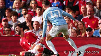 Premier League: Foden shown straight red card as Man Utd host Man City