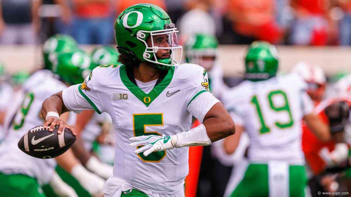NFL draft risers, notes off Saturday's college games: Questions at the top of the QB class?