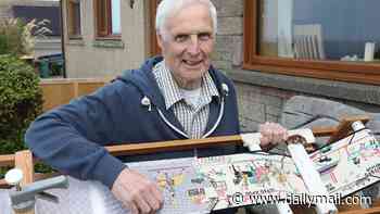 Meet the man who painstakingly recreated the Bayeux Tapestry on his commute to work (having started in the 1980s)
